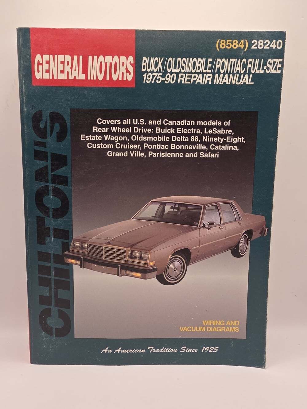 Chilton's General Motors Buick/Oldsmobile/Pontiac 1975-90 Repair Manual 8584